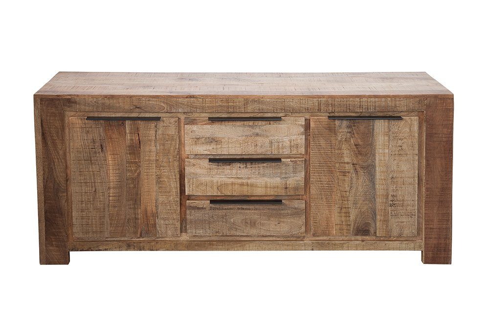 riess-ambiente Sideboard IRON CRAFT 174cm natur, Massivholz · 3 Schubladen · Kommode · Mangoholz · Wohnzimmer