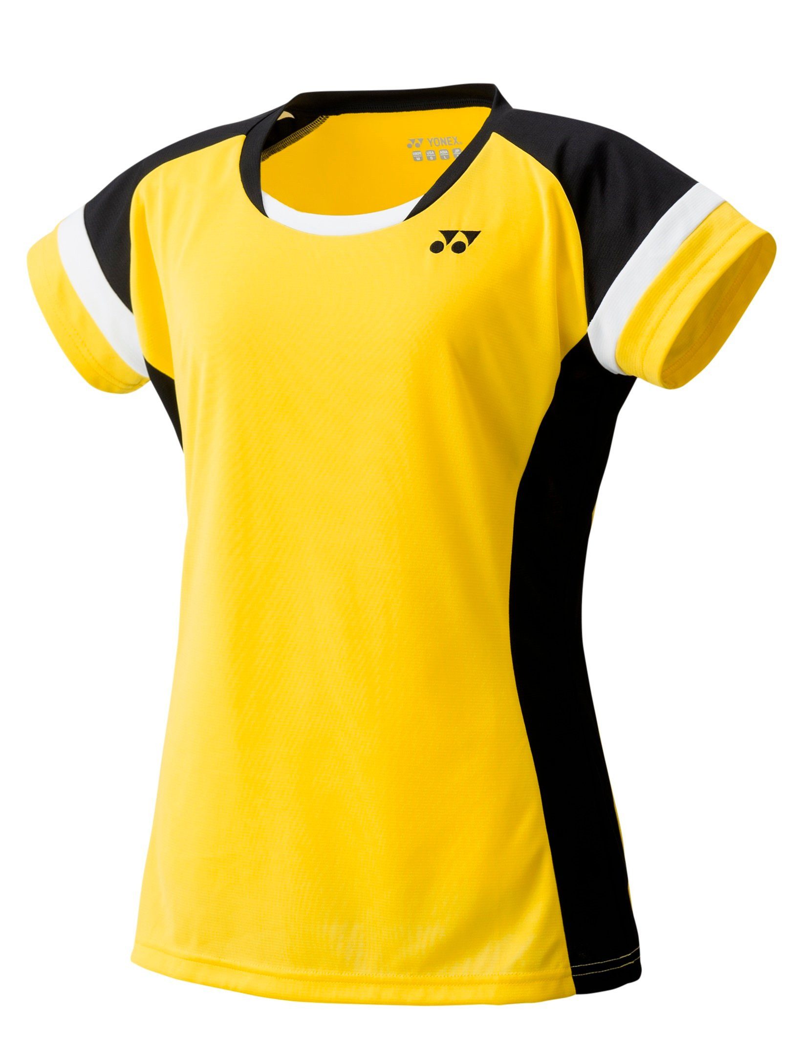 Yonex T-Shirt Sport-Shirt Team #18 gelb/schwarz Damen