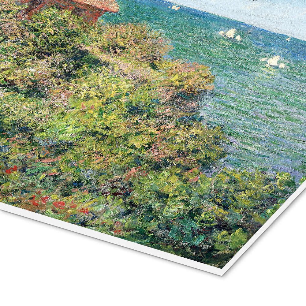 Posterlounge Wandbild Zöllnerhaus des Fischers bei Varengeville, Claude Monet, erhältlich als Poster, Leinwandbild, Wandsticker oder Acrylglasbild