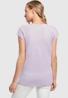 Merchcode T-Shirt Merchcode Damen Ladies Tennis Woman Silhouette - T-Shirt (1-tlg)