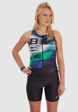 Beco Beermann Tankini BEsuit Racerback (1-St) mit Front- Reißverschluss und Innen-BH in aufregendem Blütendesign