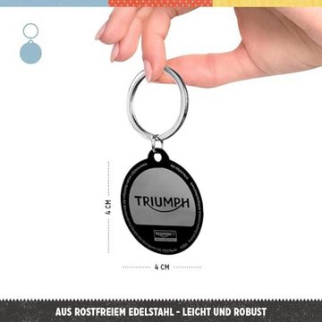 Nostalgic-Art Schlüsselanhänger mit Gravur Schlüsselanhänger - Triumph - Logo