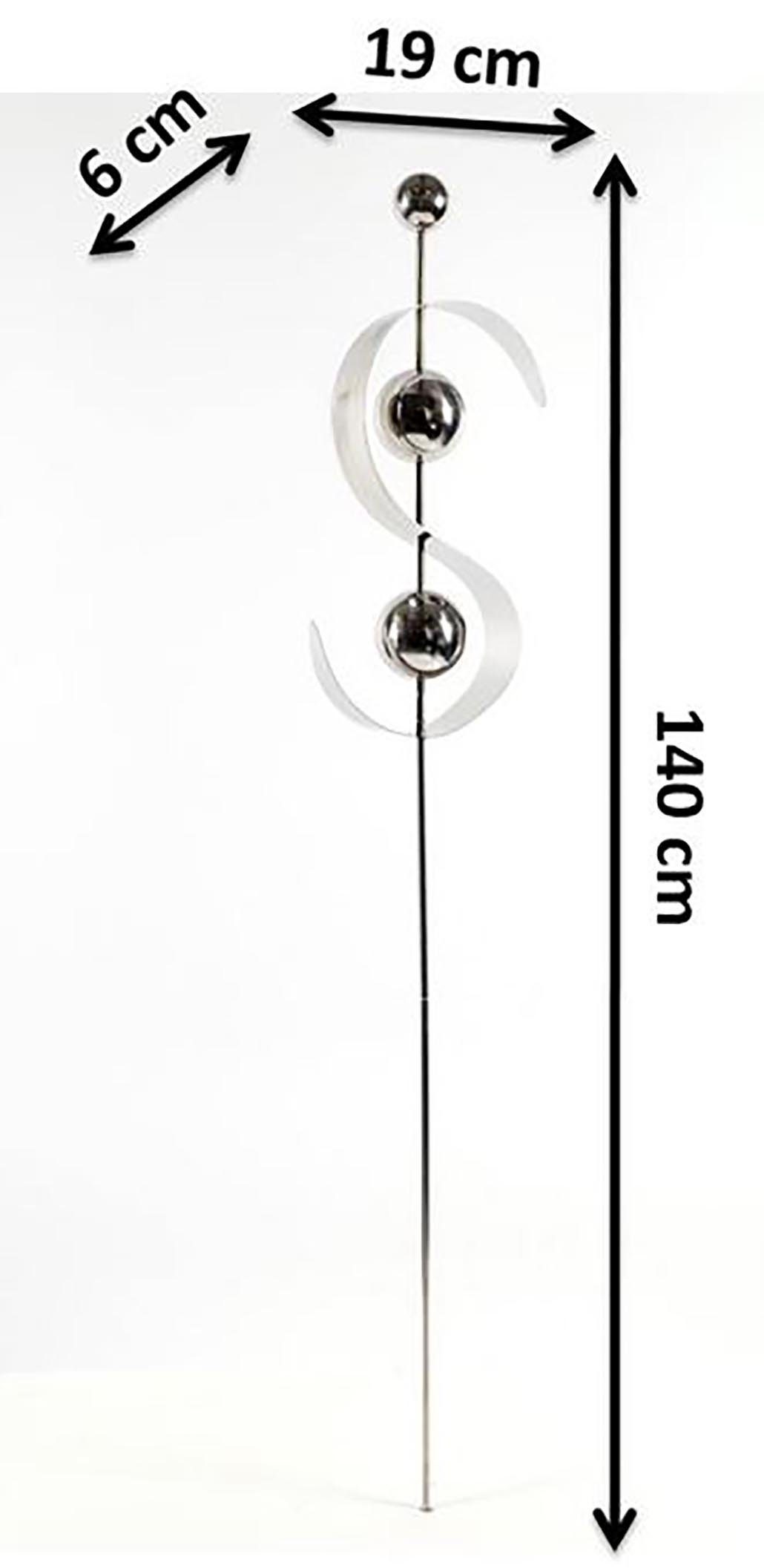 Gartenstecker cm Kobolo 134 Dekostecker WAVE Wellenform in