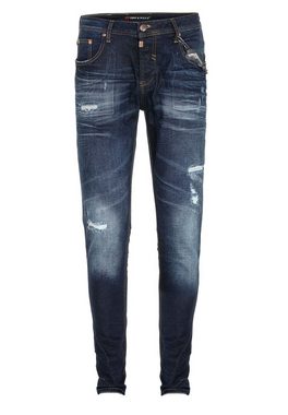 Cipo & Baxx Slim-fit-Jeans im Used Look