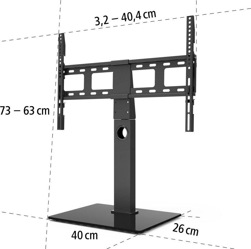 TV-Standfuß, Hama Zoll) 140 TV Halter 55 Schwarz cm (55), TV-Standfuß, (bis FULLMOTION,