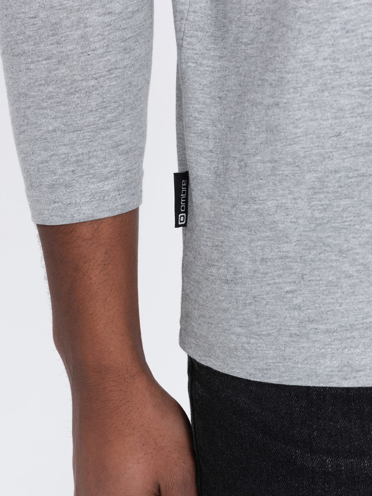 OMBRE Longsleeve Longsleeve für Herren mit V-Ausschnitt. – Bild 5 von 5