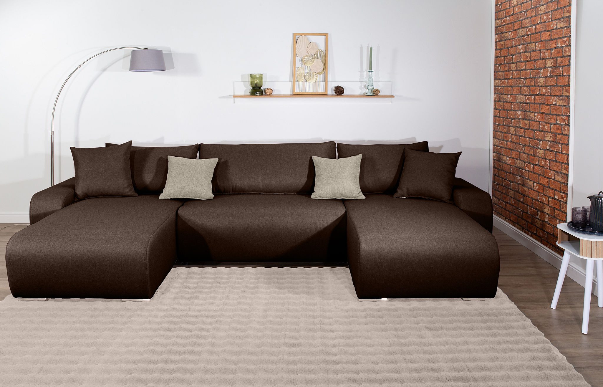 COLLECTION AB Wohnlandschaft Paola U-Form, mit günstig online kaufen
