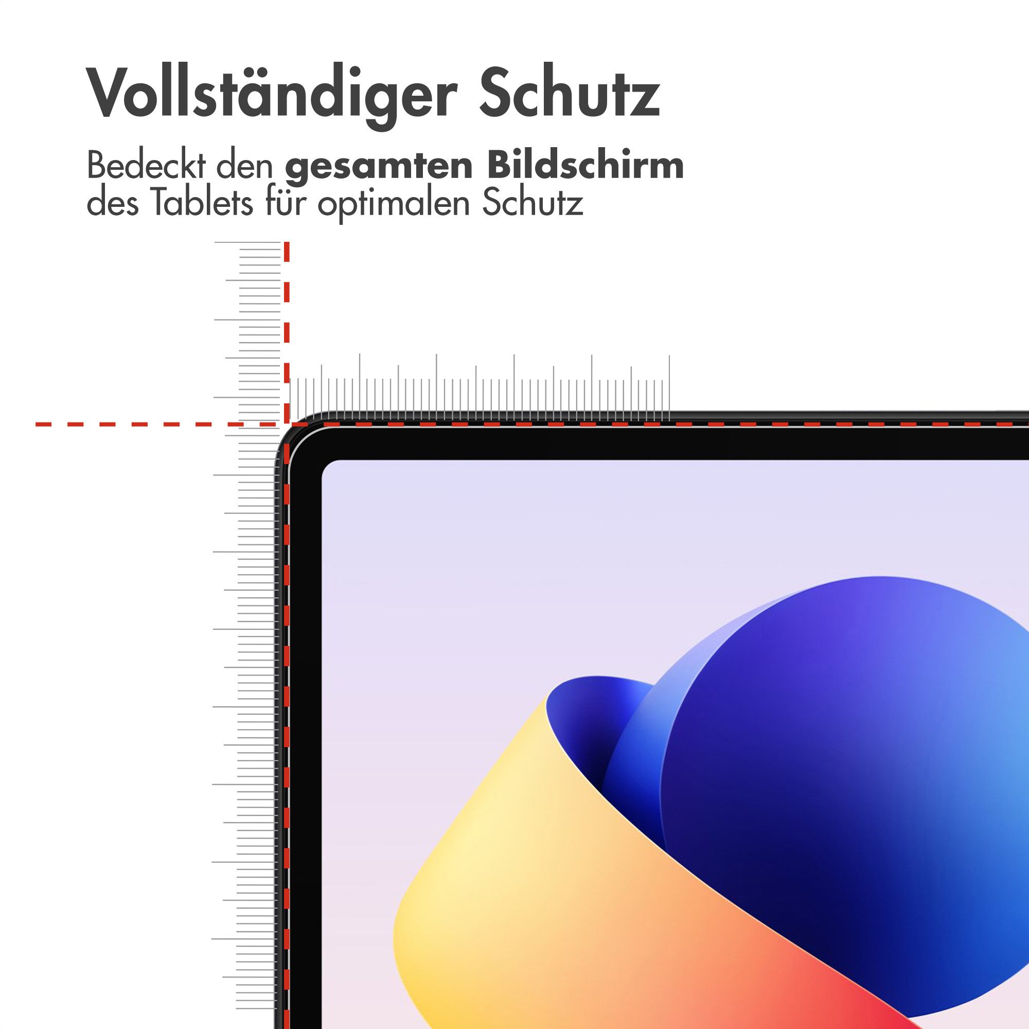 imoshion Displayschutzfolie imoshion Displayschutz aus gehärtetem Glas Xiaomi Redmi Pad 2 Pro / Po, 1 Stück – Bild 5 von 5