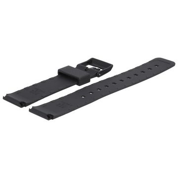 CASIO Uhrenarmband 16mm Kunststoff Schwarz MQ-104