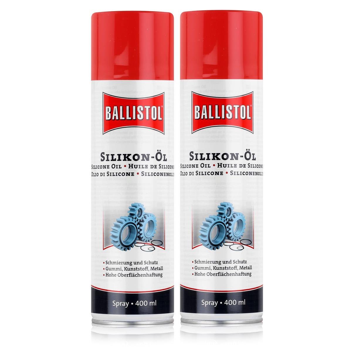 Ballistol Multifunktionsöl Ballistol Silikon-Öl Spray 400ml - Gegen  Quietsch- und Knarrgeräusche, Hohe Oberflächenhaftung