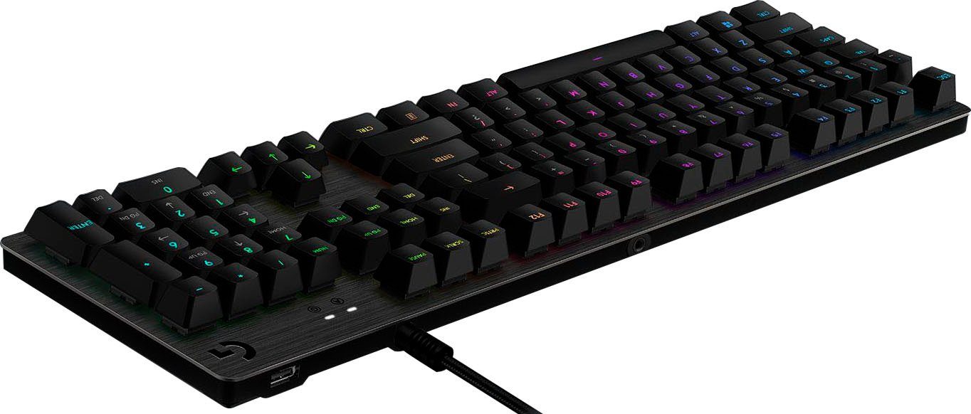 Logitech G CARBON LIGHTSYNC RGB Mechanical Gaming Keyboard Gaming-Tastatur (Nummernblock)