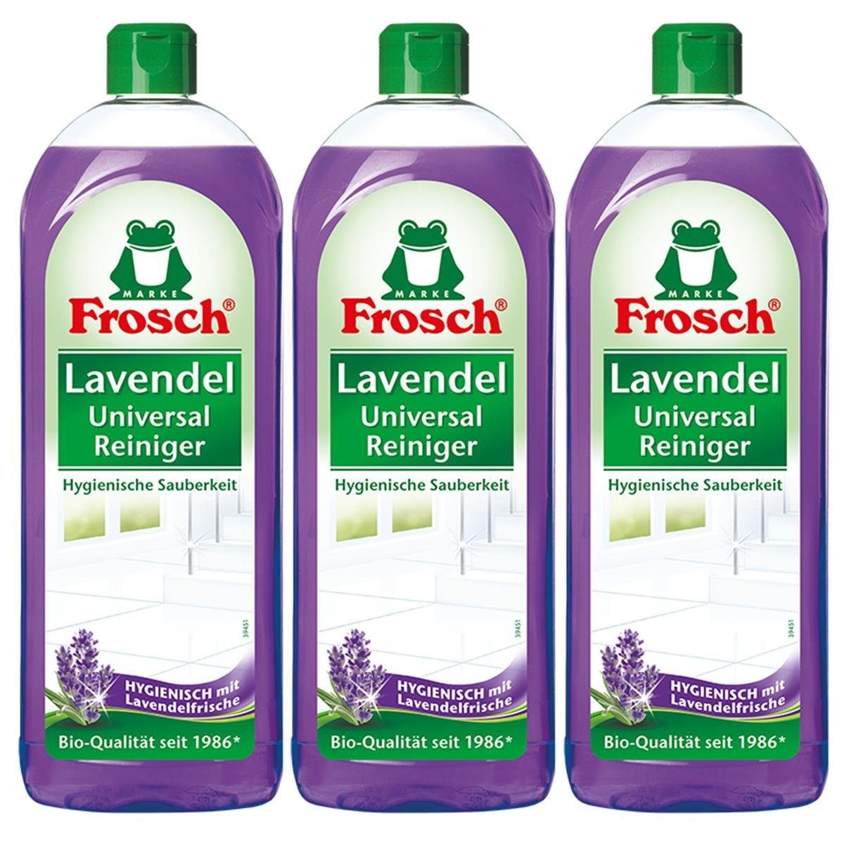 3x Frosch Lavendel Universal-Reiniger 750 ml Allzweckreiniger