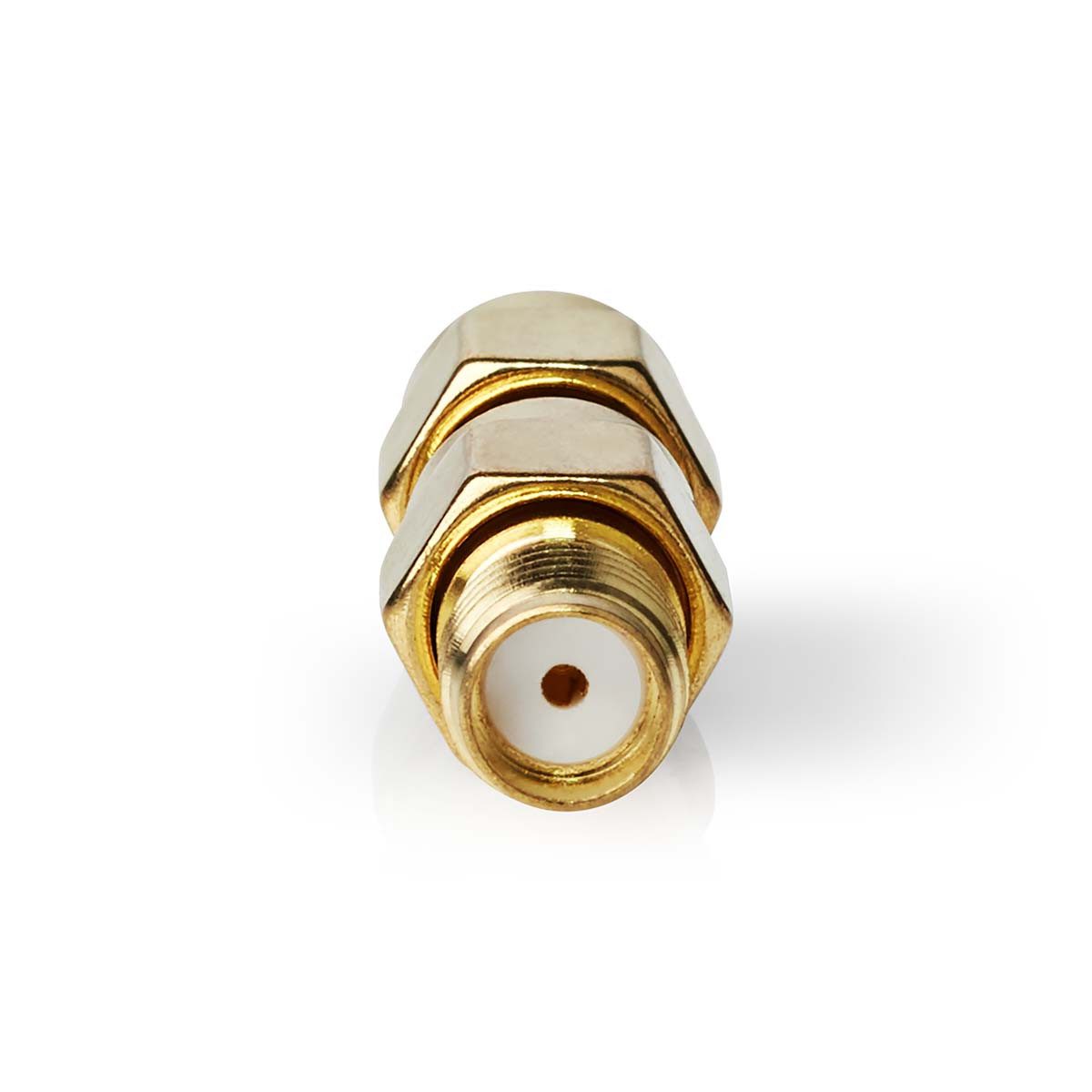 Nedis CSGB02111GD Netzkabel, SMA Adapter, SMA Adapter, SMA-Stecker RP, SMA-Buchse, Vergoldet, flexible Anwendung 2 Stück