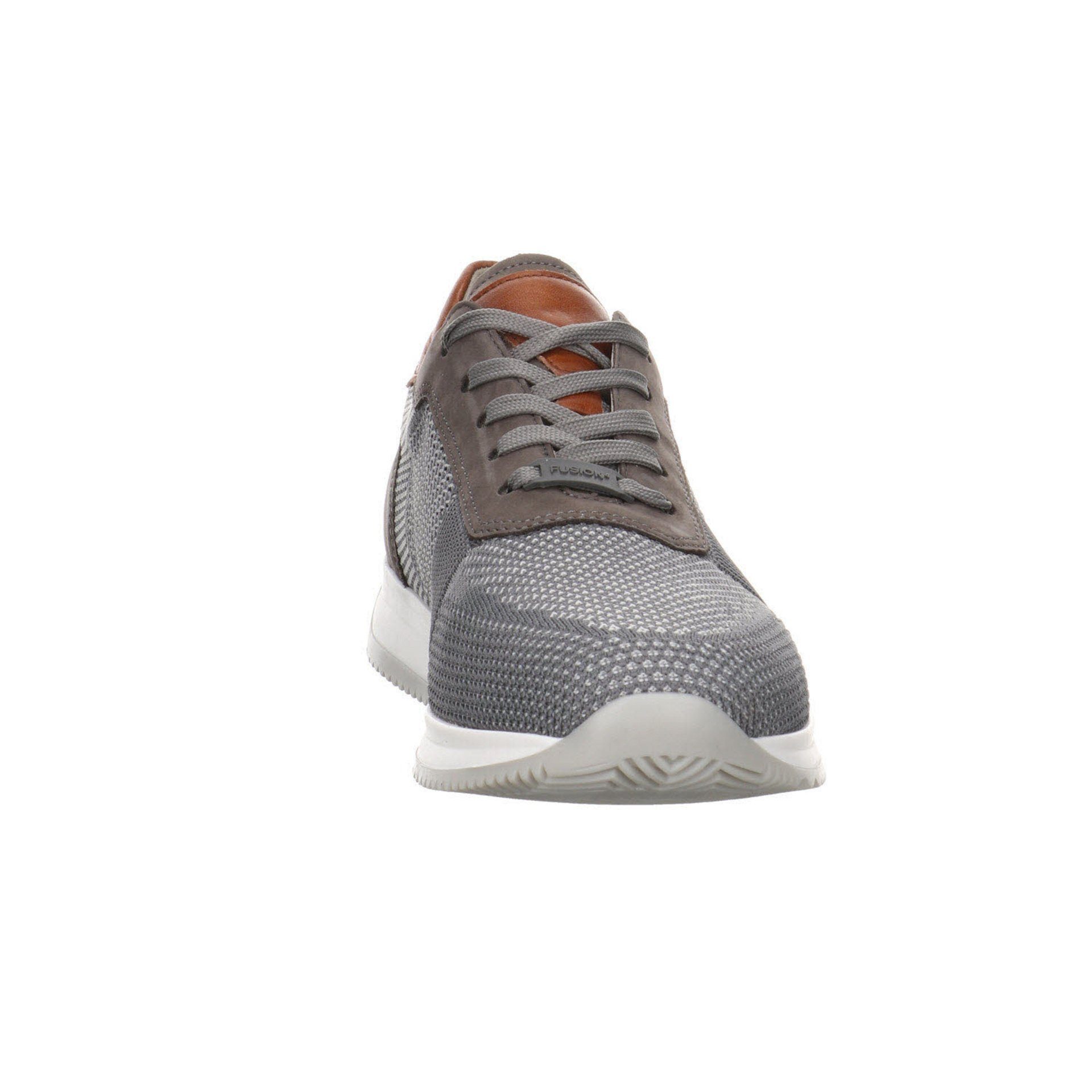 Sneaker Fusion Textil Schuhe Schnürschuh grau mittel Ara Sneaker Herren 4 Lisboa