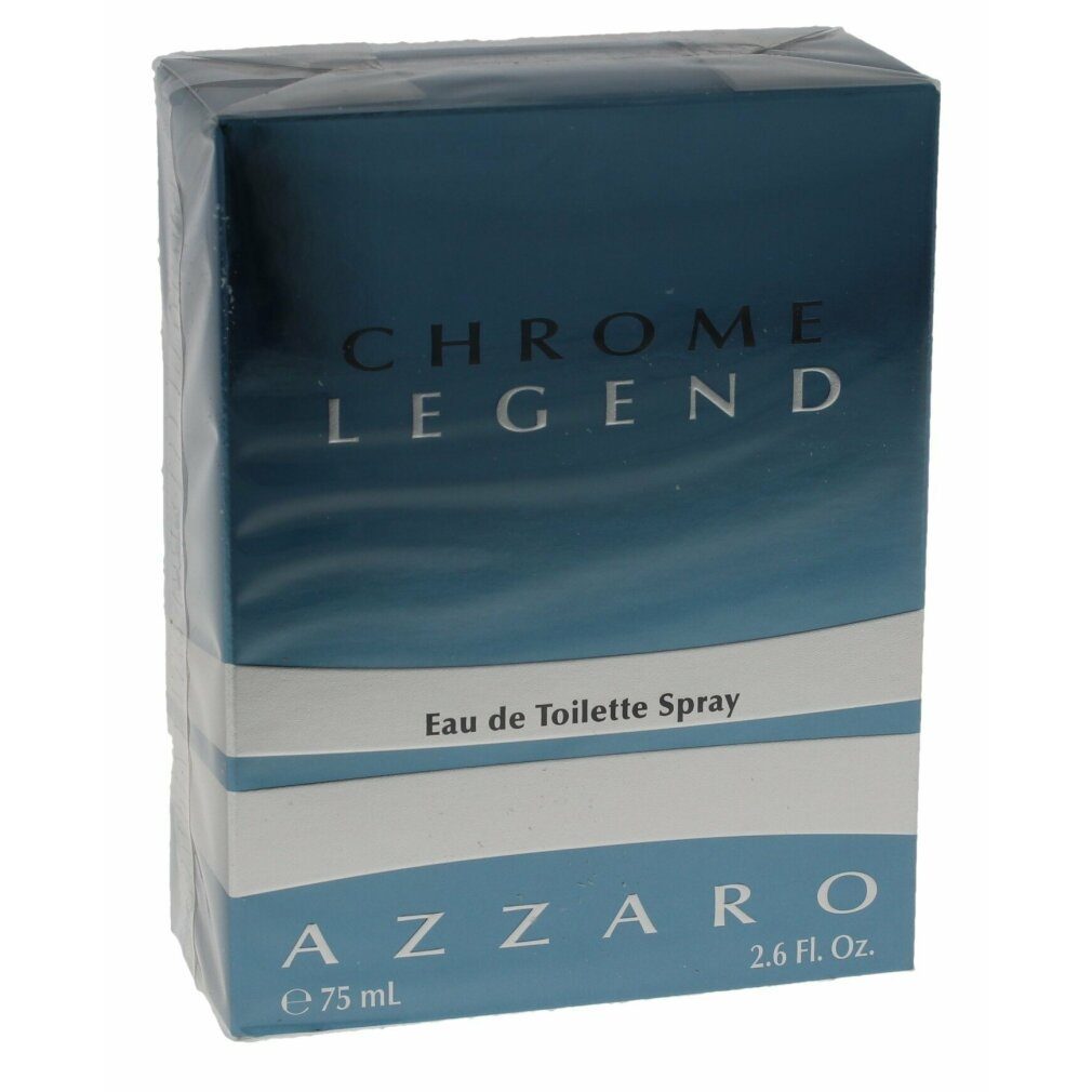 Azzaro Eau de NEU & Azzaro Legend Chrome Toilette EdT OVP 75 ml