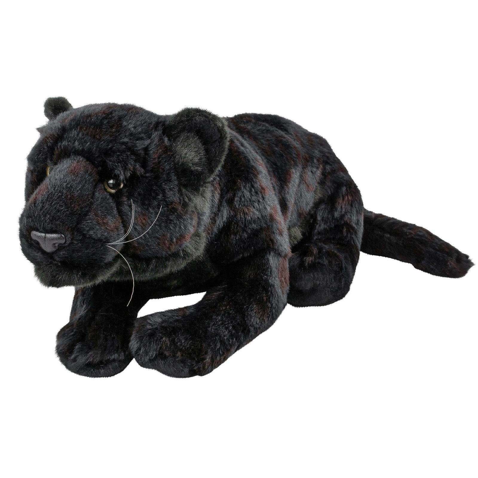 Teddys Rothenburg Kuscheltier Panther schwarz liegend 45 cm (ohne Schwanz) Kuscheltier