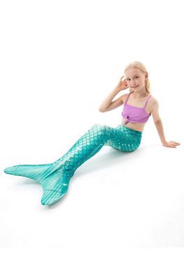 Corimori Monoflosse Meerjungfrauenflosse für Mädchen, Kinder, Jugendliche Schwimmfosse, Merjungfrauen Schwimmflosse mit Bikini Set