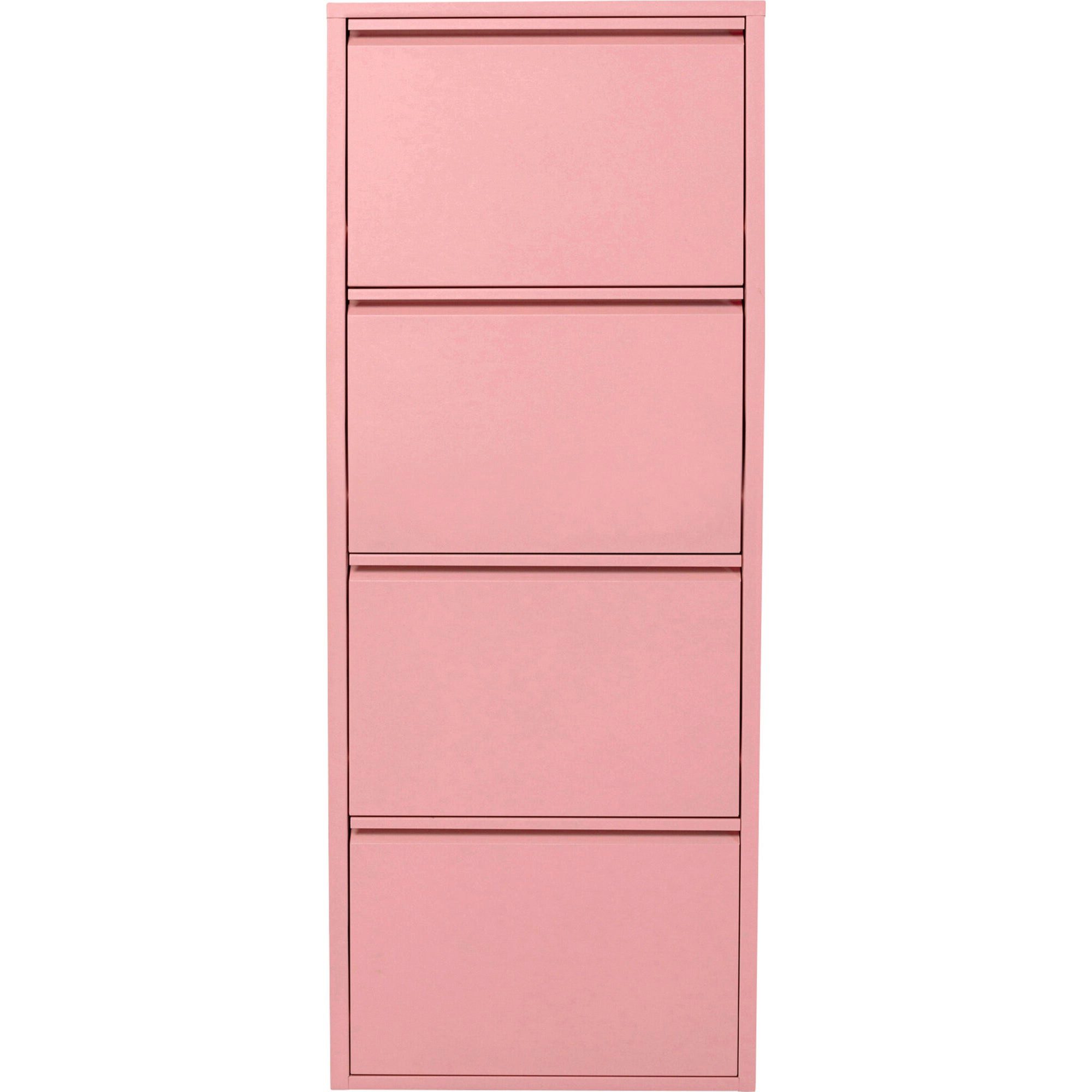 Kare Design Schuhschrank Caruso schmaler Schuhkipper mit 4 Klappen