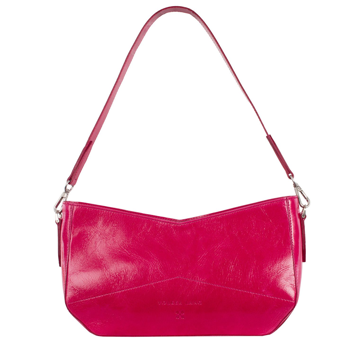 VOLKER LANG Handtasche CATE - Medium Schultertasche aus hochwertigem Leder
