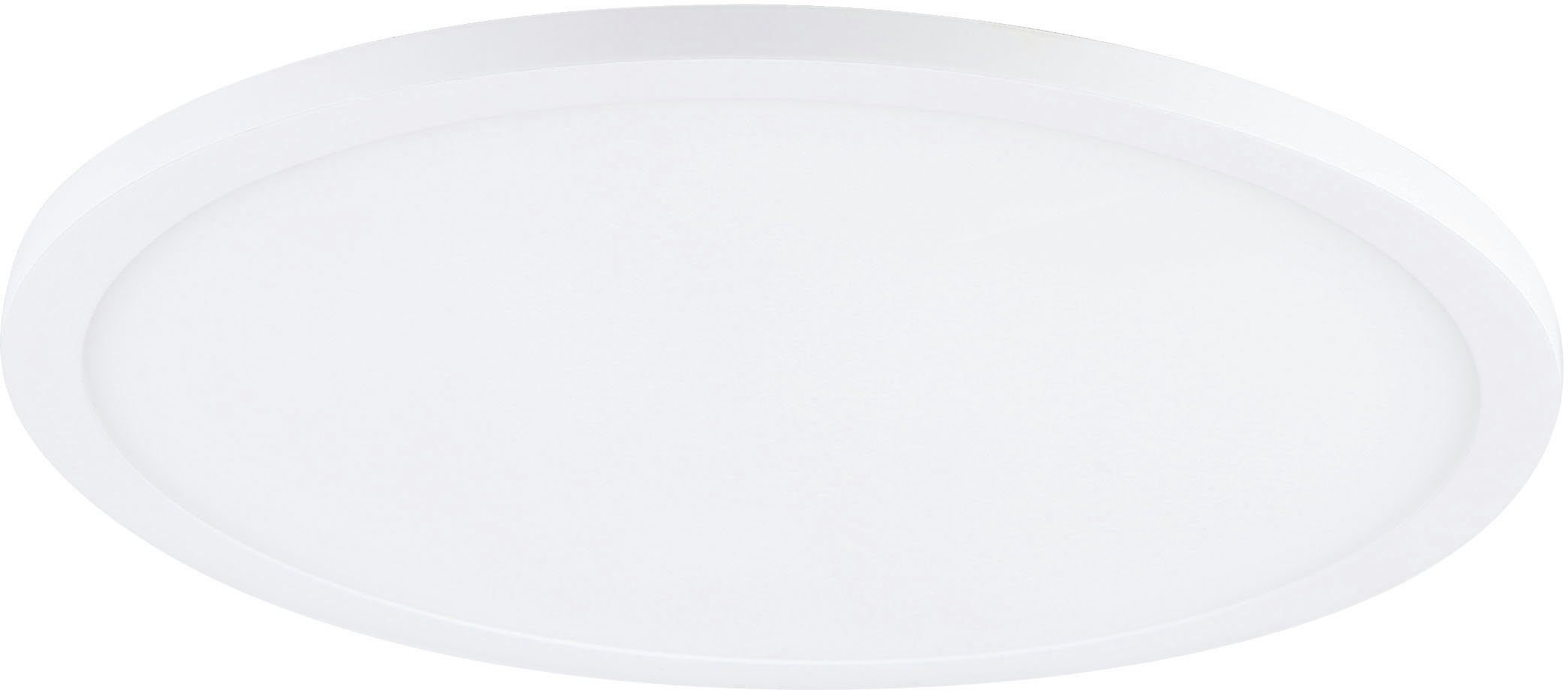 EGLO Deckenleuchte FUEVA FLEX, LED fest integriert, Neutralweiß, Spot Leuchtfläche, Einbaustrahler flach, geringe Einbautiefe 25mm | Deckenlampen