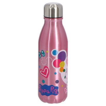 Disney Trinkflasche Peppa Wutz Kinder Aluminium Trinkflasche Wasserflasche 600 ml
