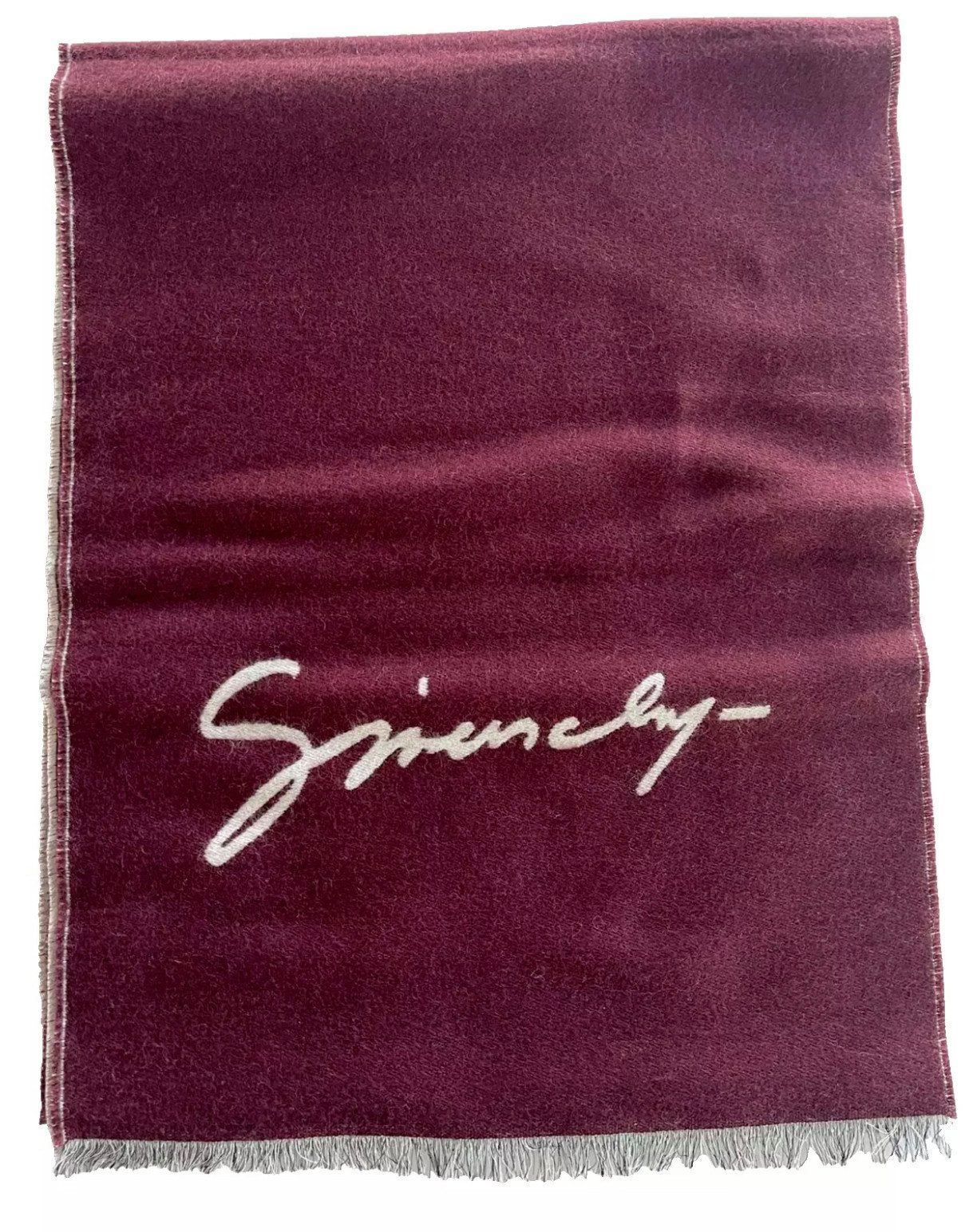 GIVENCHY Strickschal Schal Signature Logo Unisex Bi Color, Die zweifarbige günstig online kaufen