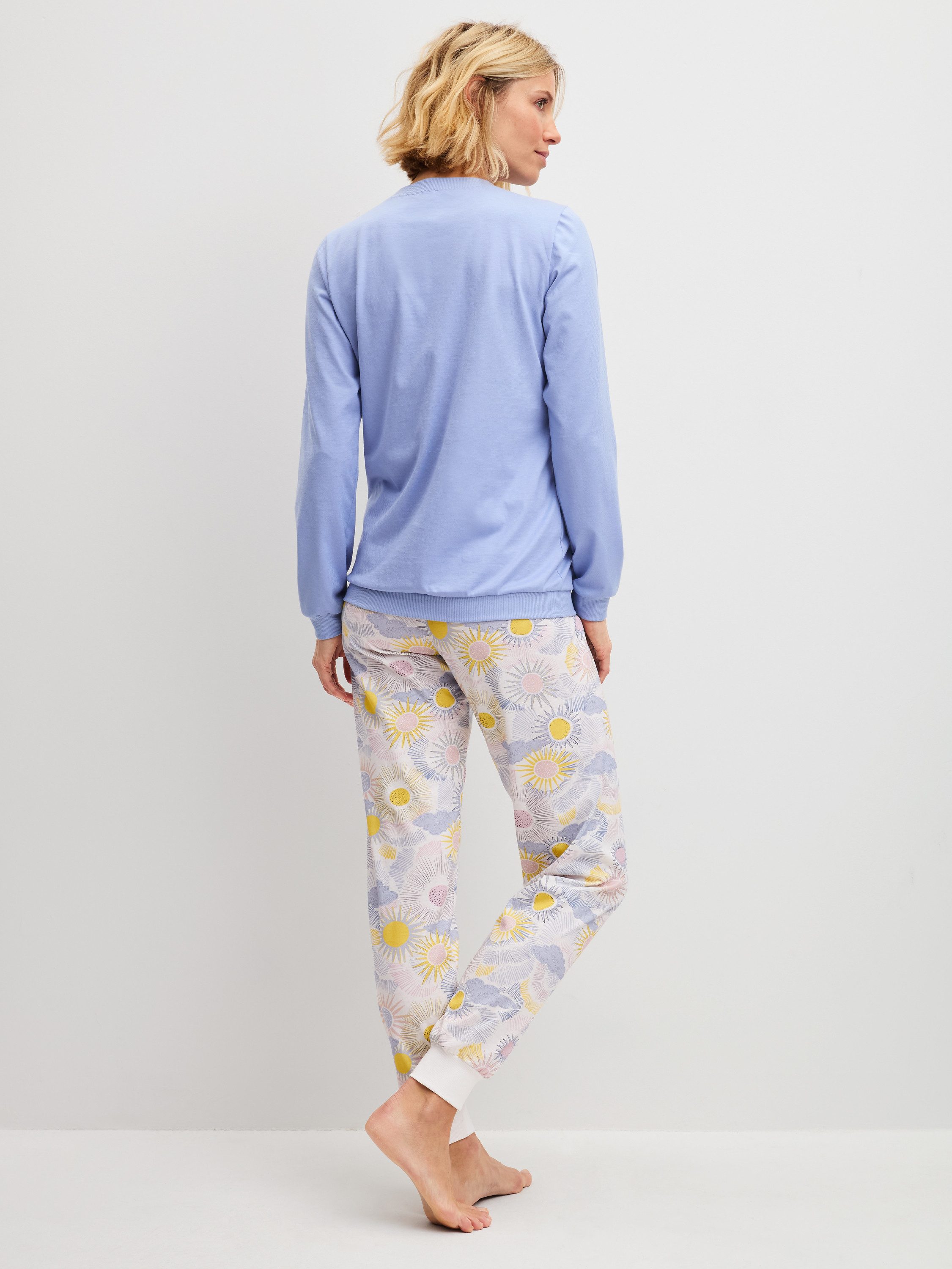 CALIDA Pyjama EDITION 85 Damen (2 tlg) Weich, atmungsaktiv, mit Bündchen