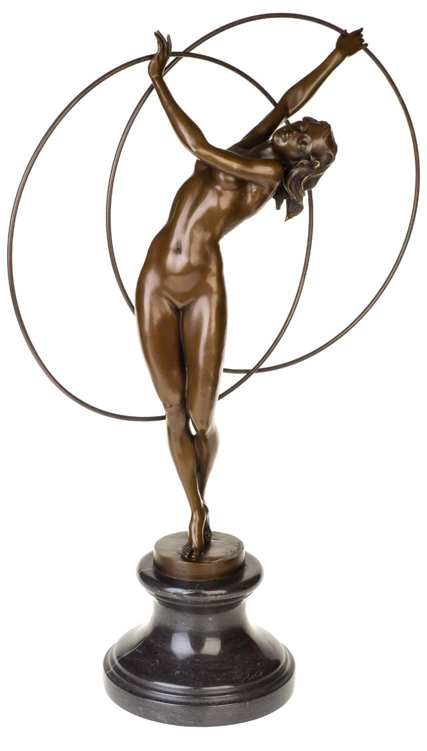 Aubaho Skulptur Bronzeskulptur erotische Kunst Reif Erotik Antik-Stil Bronze Figur Sta