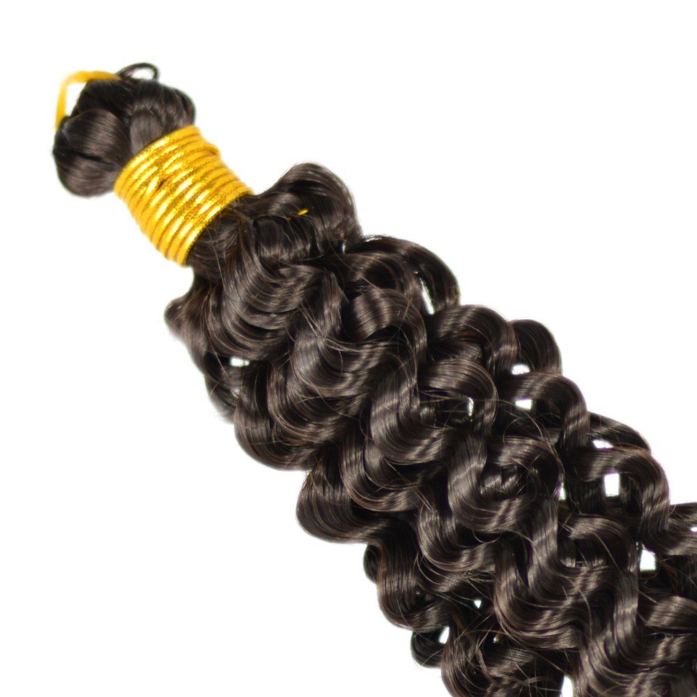 Flechthaar Wave 3er Naturschwarz BRAIDS! Braids Zöpfe Crochet Kunsthaar-Extension MyBraids Pack Wellig YOUR 2-W Deep