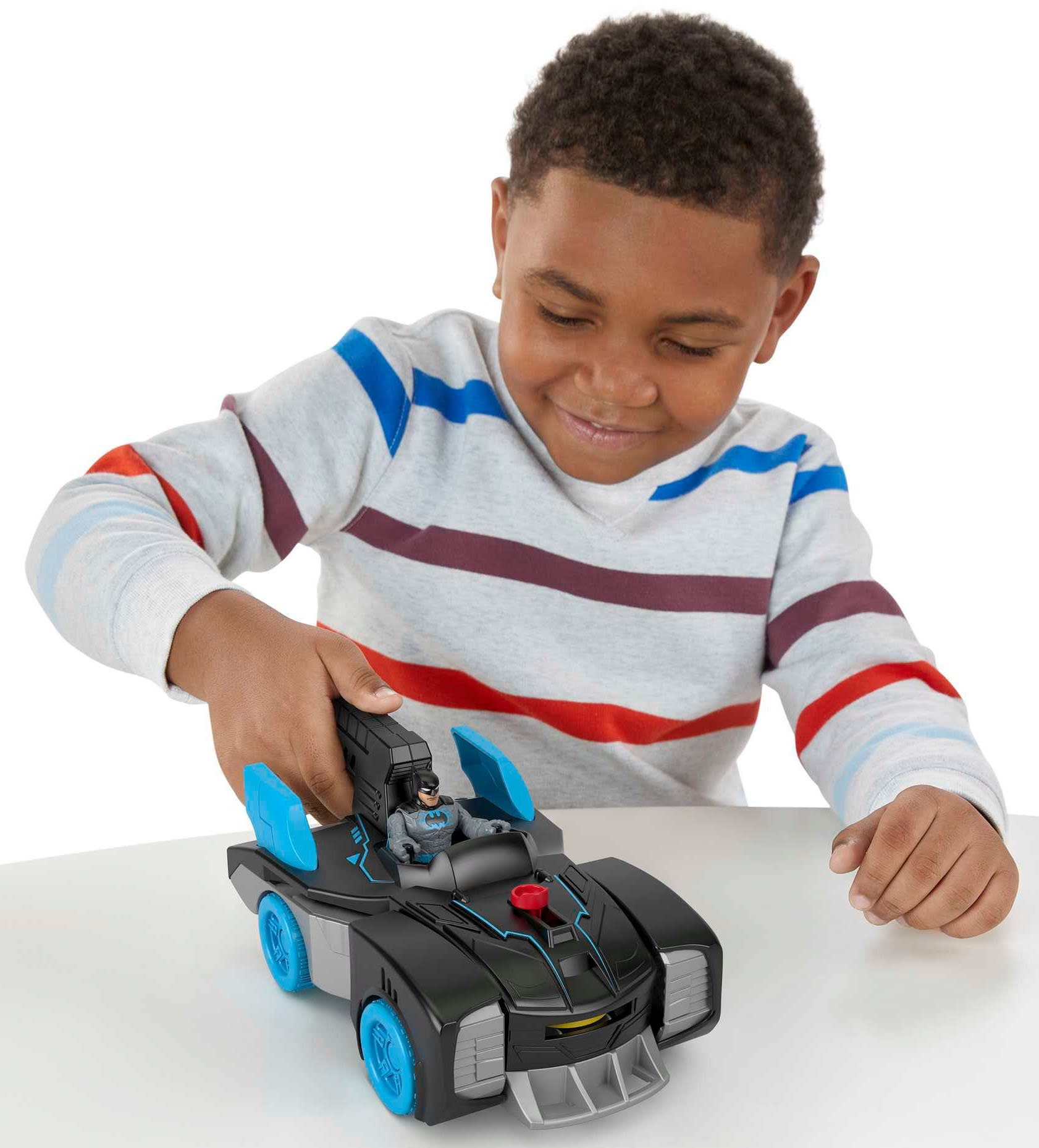 DC und Batmobil Batman Mattel® Friends Imaginext Super Spielzeug-Auto Bat-Tech