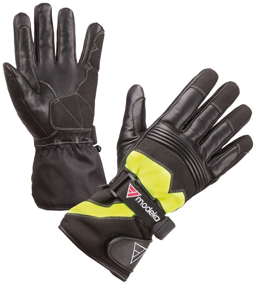 Modeka Motorradhandschuhe Freeze Evo wasserdichte Kinder Motorrad Handschuhe wasserdicht