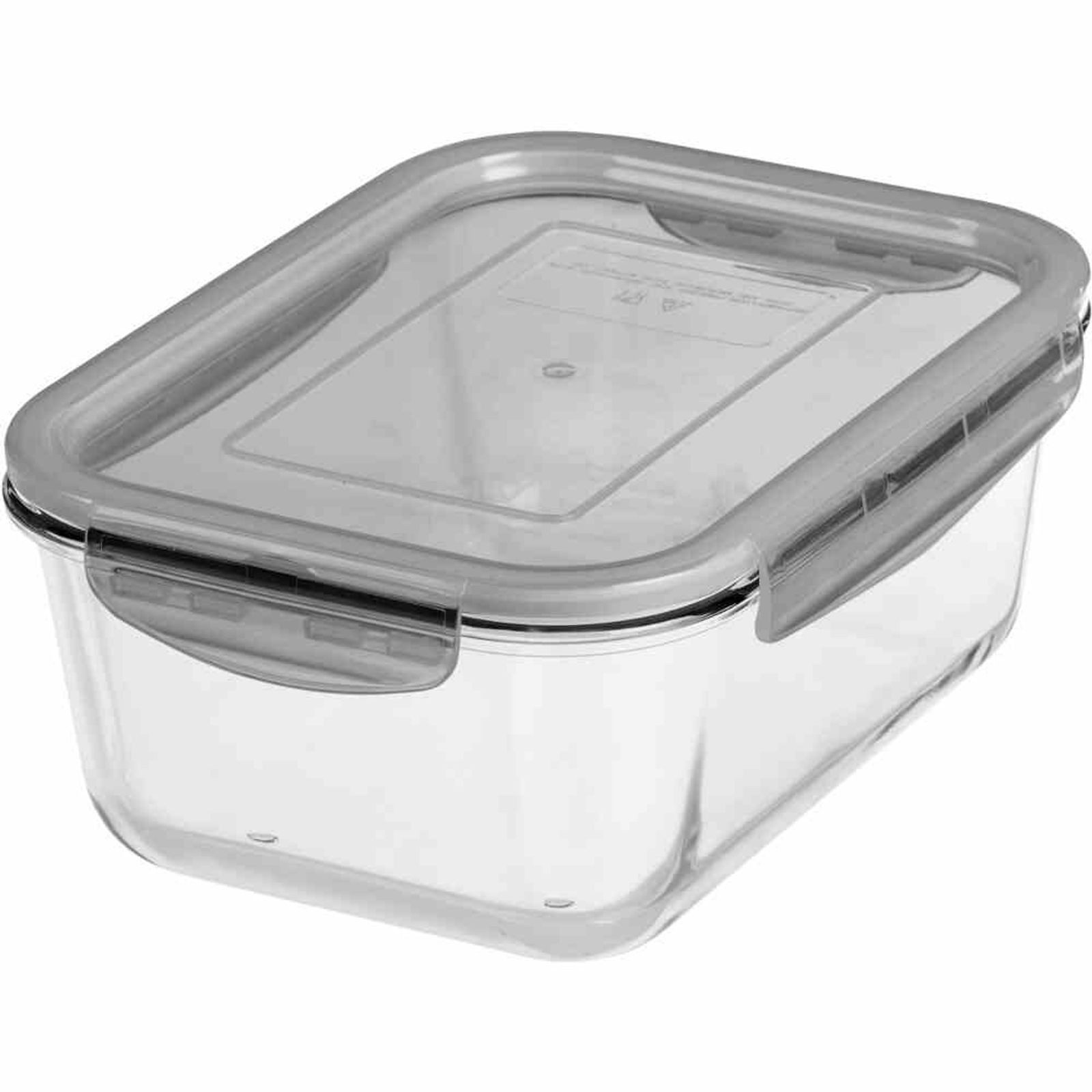 GastroMax Frischhaltedose Glas-Frischhaltedose 1,6 l mit Deckel, Glas