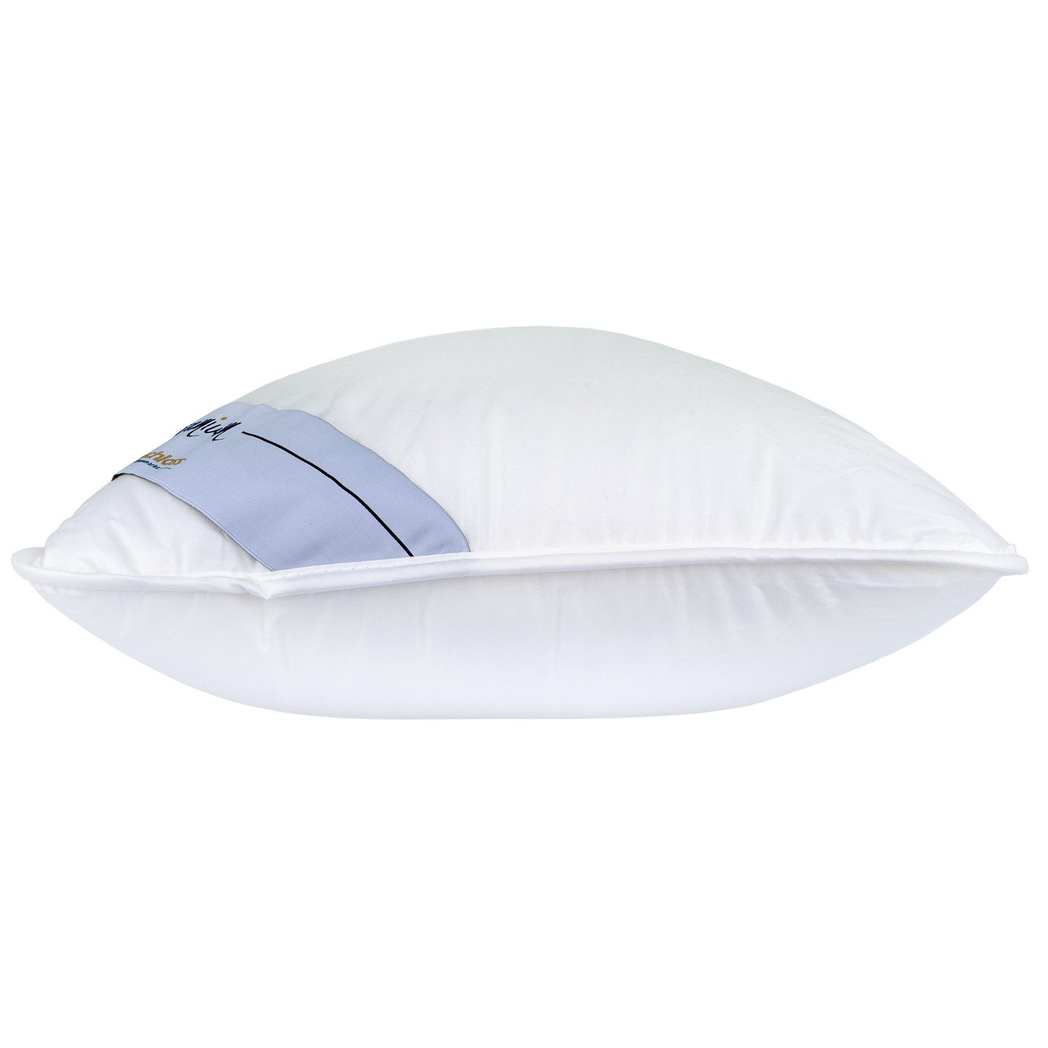 Traumschloss Microfaserkissen Premium, Füllung: 100% Polyester Faserbällchen, Bezug: 100% Baumwolle, Rückenschläfer, Seitenschläfer, Bauchschläfer, extrem leicht, luftig und anschmiegsam