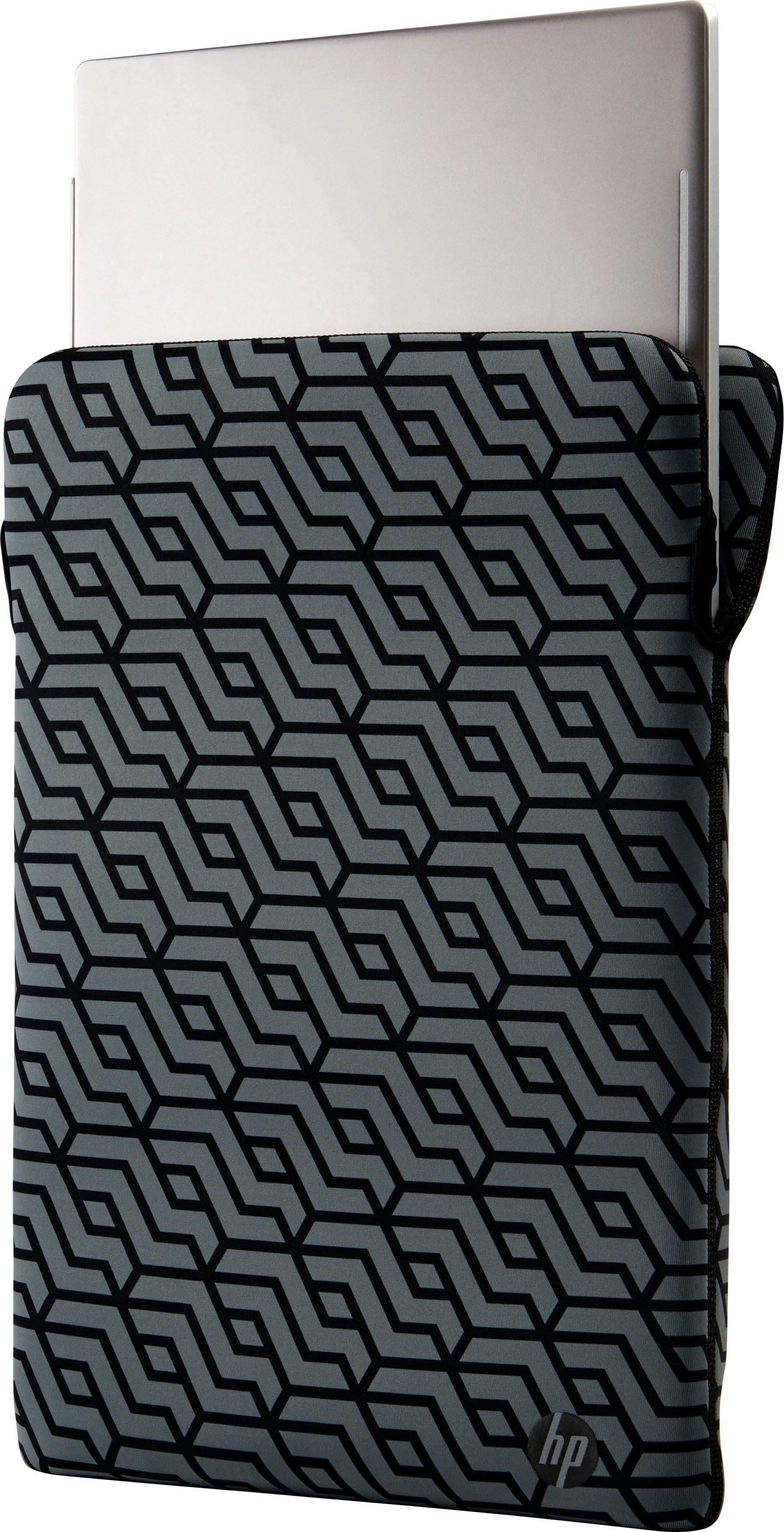 HP Laptoptasche Protective Reversible 35,6cm 14Zoll Blk/Geo Sleeve (P) günstig online kaufen