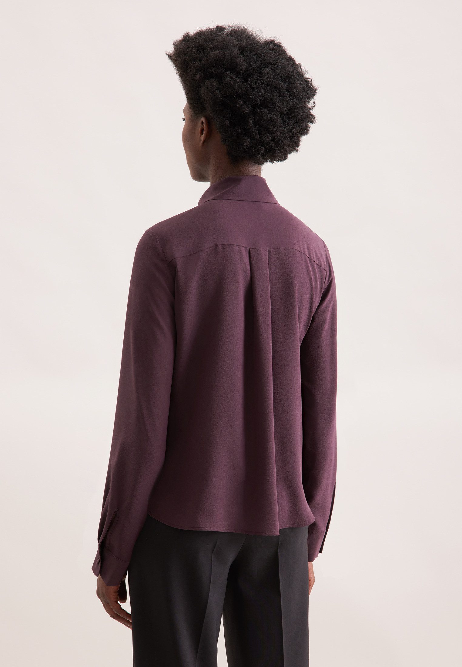 seidensticker Rüschenbluse 1/1 Kragen Uni günstig online kaufen