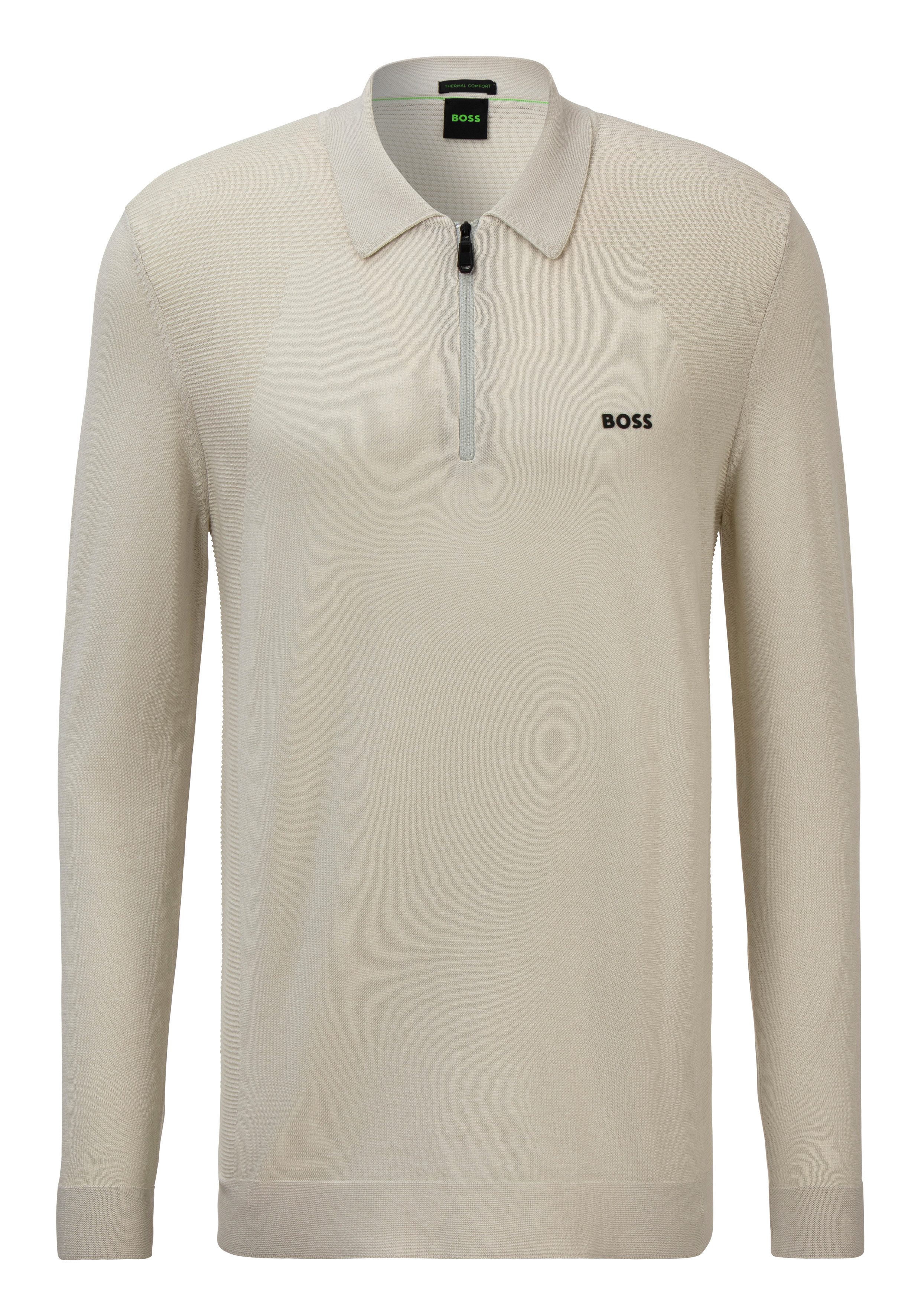 BOSS GREEN Strickpullover Momentum_Lite_PL24 mit Reißverschluss günstig online kaufen