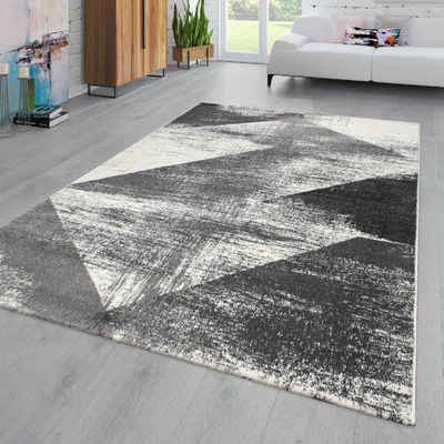 Teppich Wohnzimmer Teppich Kurzflor Wohnzimmerteppich Abstraktes Design, TT Home, Läufer, Höhe: 16 mm
