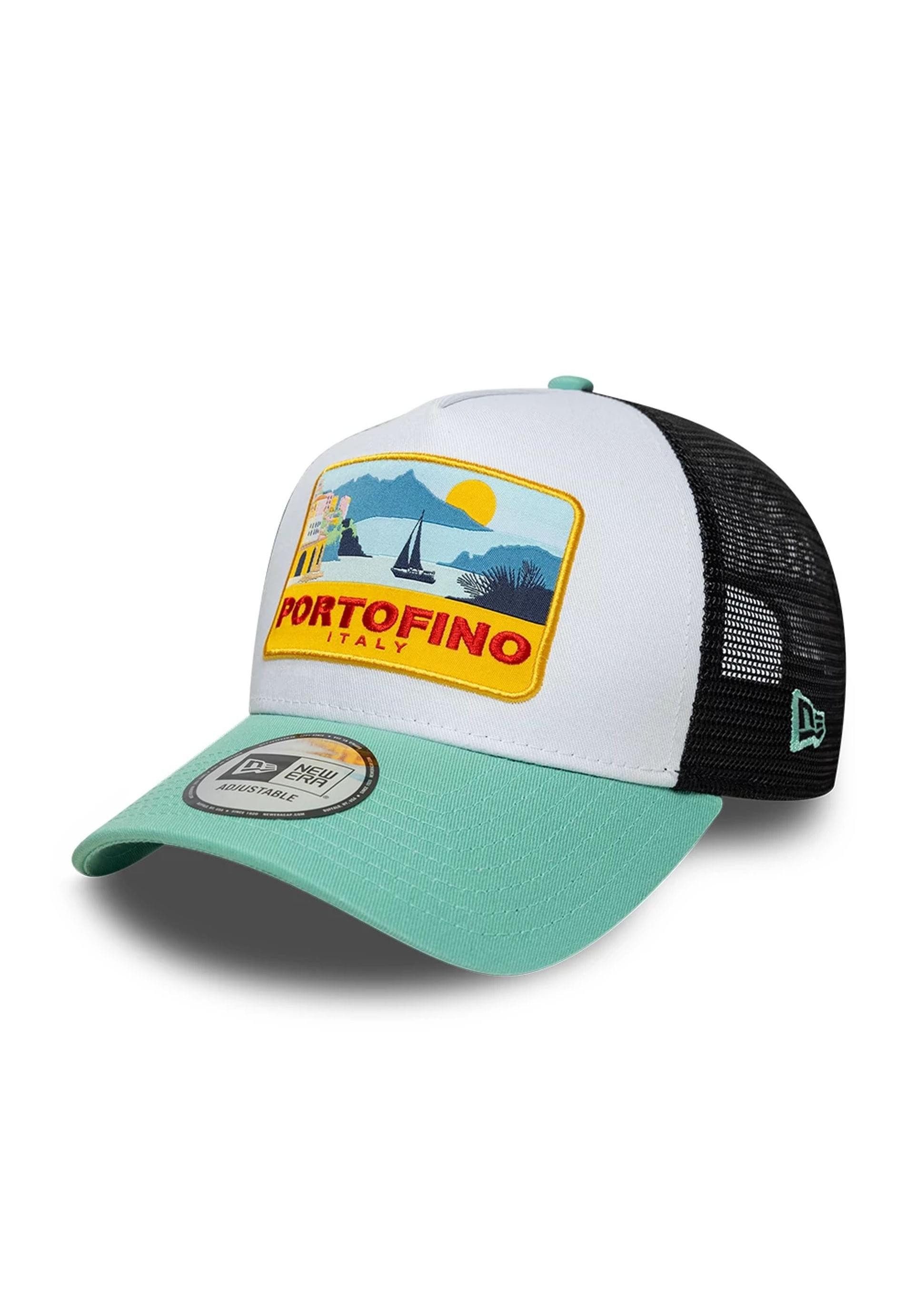 New Era Baseball Cap Portofino Location 9Forty A-Frame Trucker Cap New Era Grün (1-St)