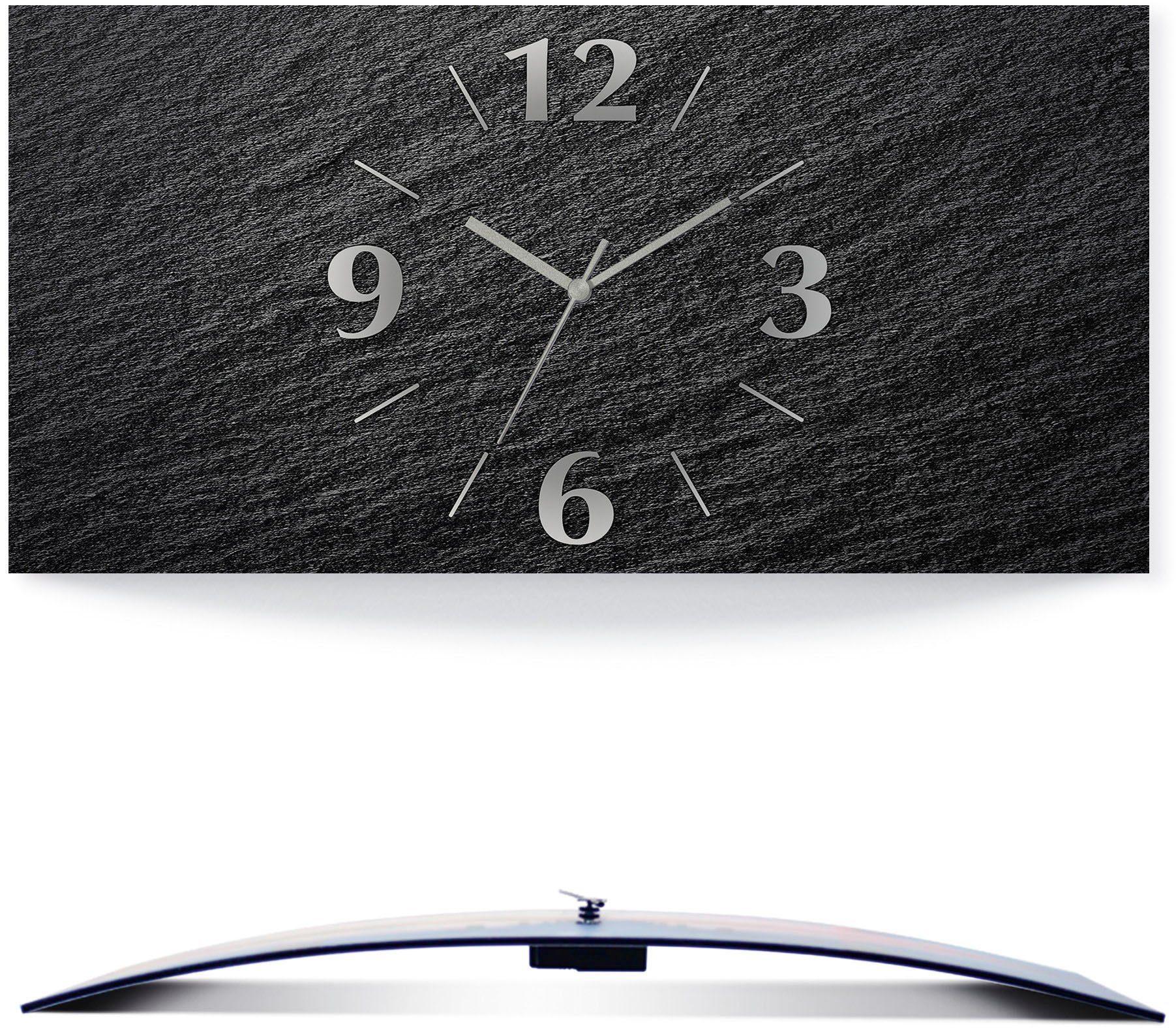 Artland Wanduhr Schiefer (wahlweise mit Quarz- oder Funkuhrwerk, lautlos oh günstig online kaufen