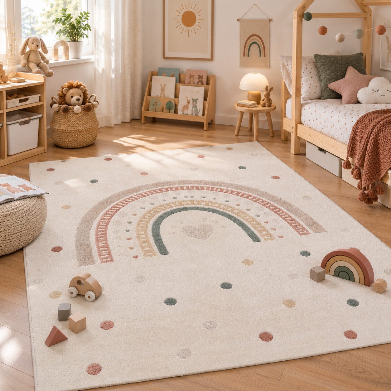 Pergamon Kinderteppich Kinder Teppich Happy Kids, Rechteckig, Höhe: 11 mm