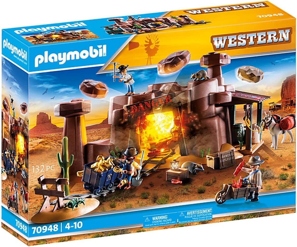 Playmobil® Far-West Western Goldmine Spielbausteine, (Set, günstig online kaufen