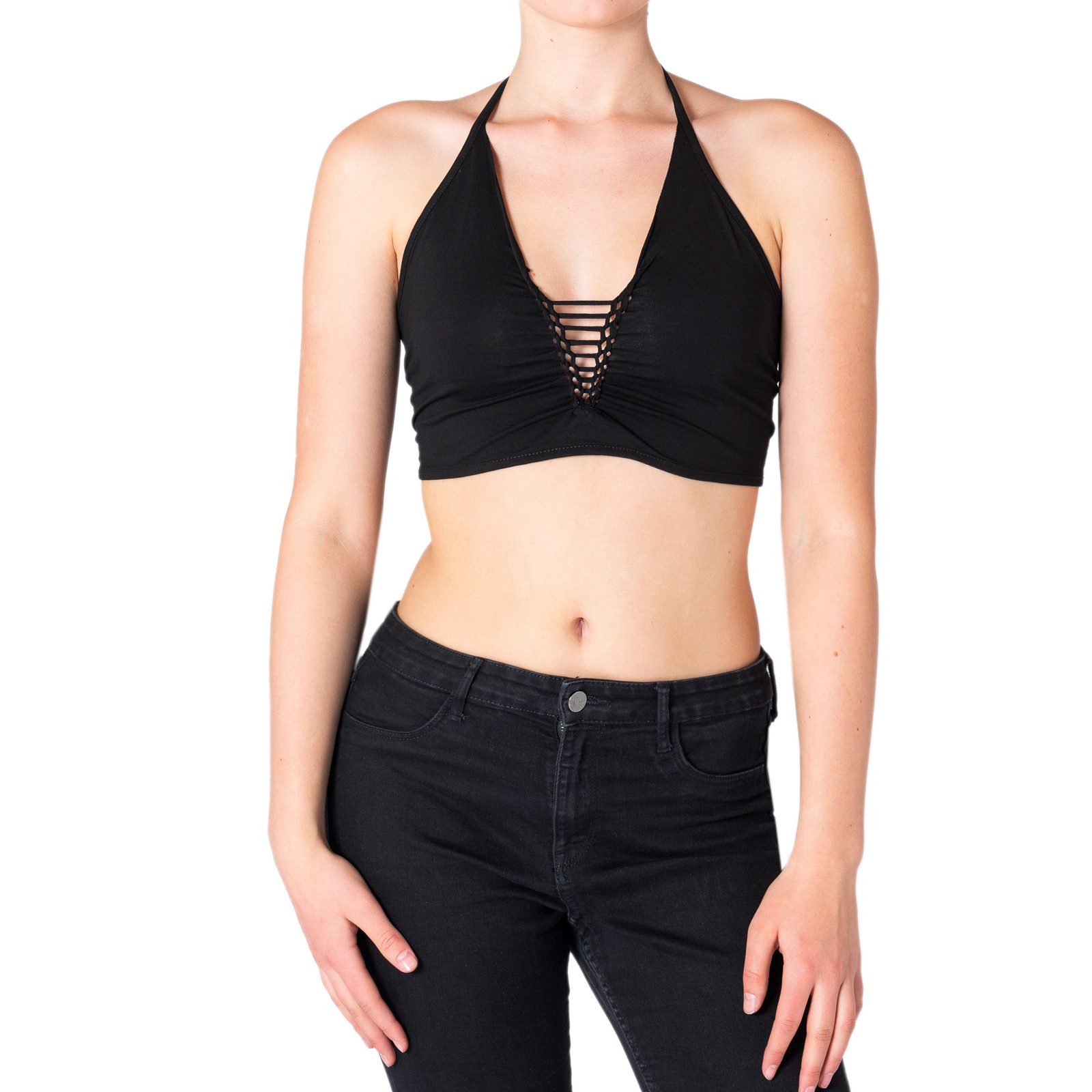 PANASIAM Crop-Top Damen Bademode Triangel Bikini günstig online kaufen