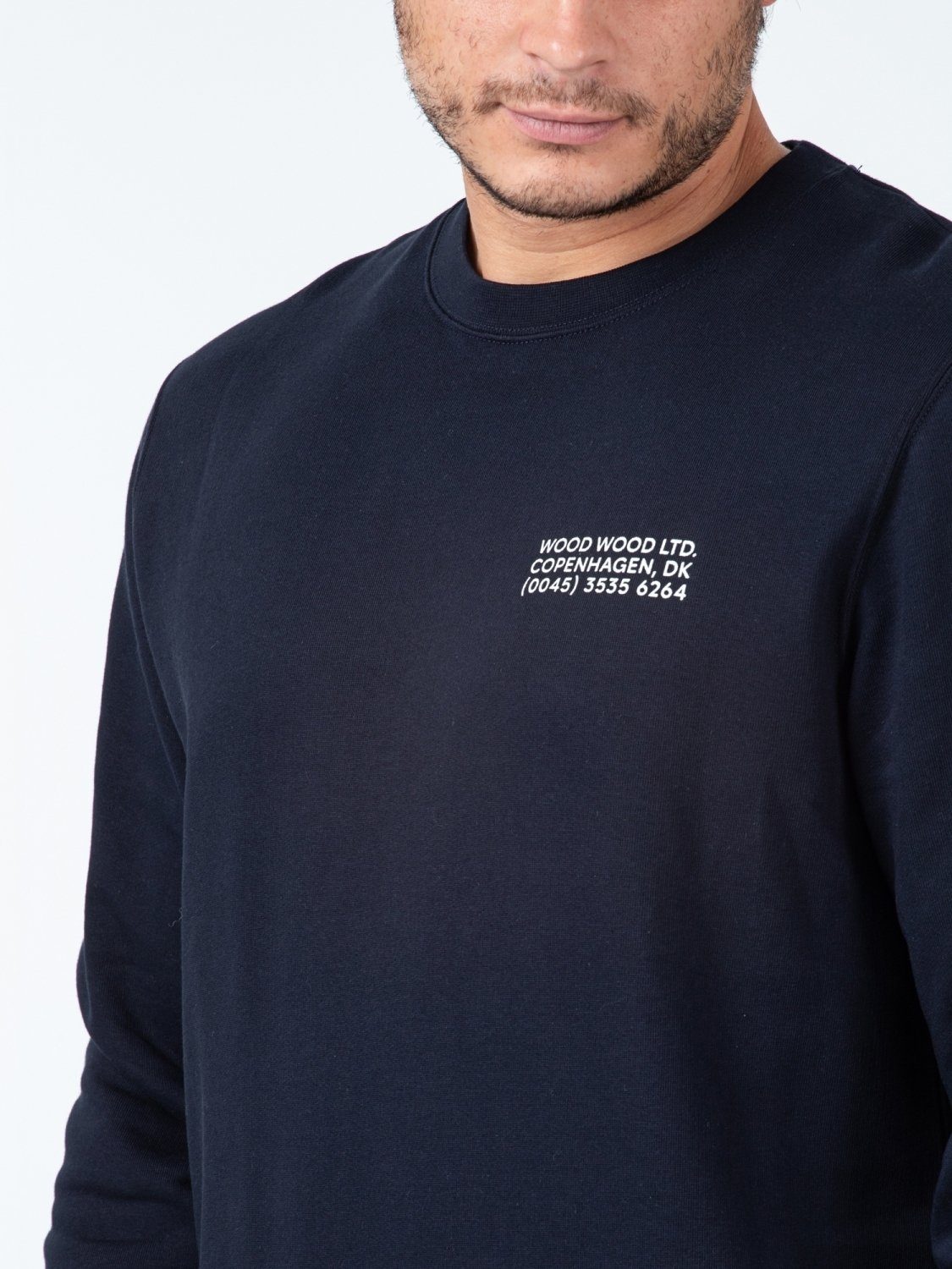 WOOD WOOD Sweater Wood Wood Hugh Info Sweatshirt