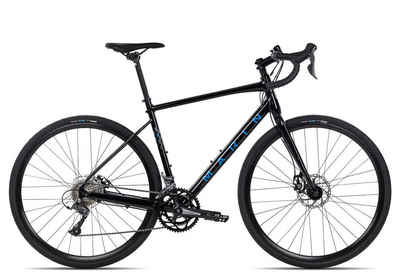 Marin Gravelbike Gestalt, 16 Gang Shimano Claris 8-Speed Schaltwerk, Kettenschaltung, Gravelbike 28 Zoll schwarz/grau