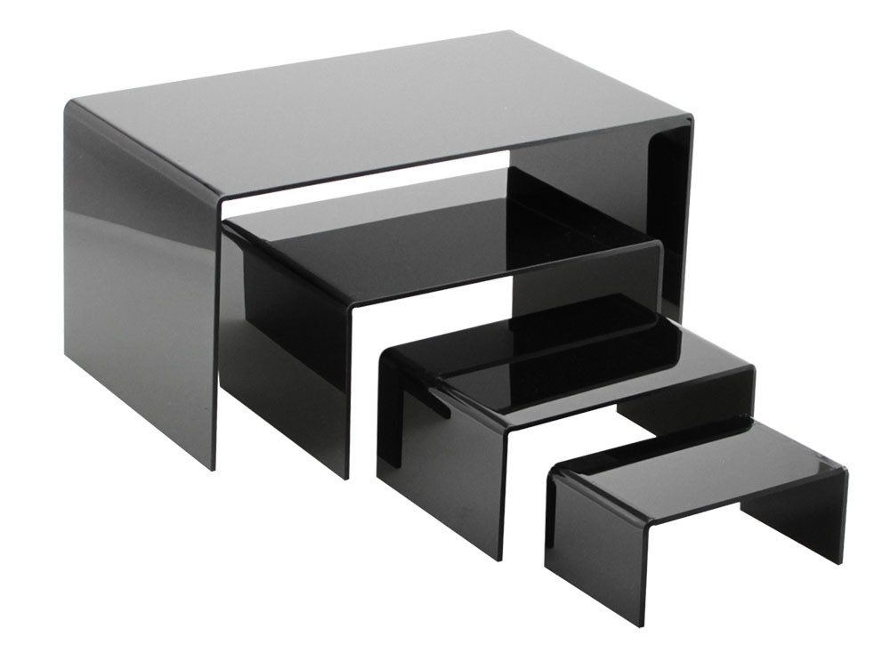 Safe-Album Vitrine Präsentations-Brücken in Schwarz