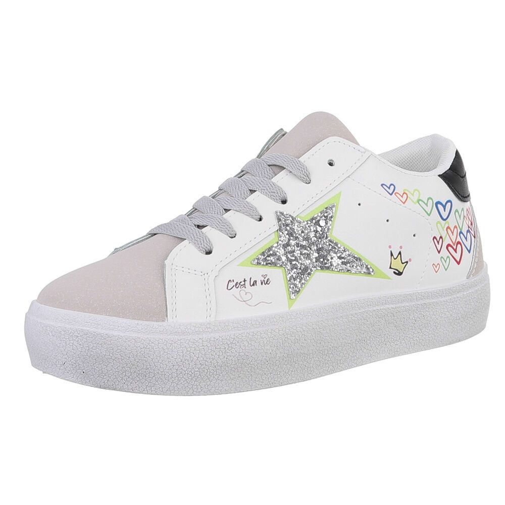 Ital-Design Damen Low-Top Freizeit Sneaker (88519594) Flach Sneakers Low in günstig online kaufen