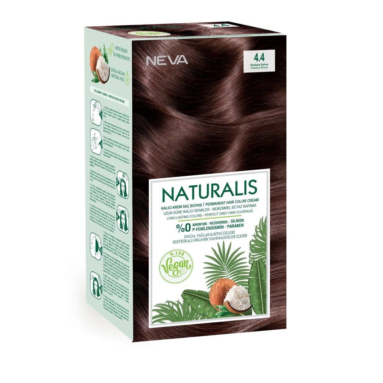 Neva Haarfarbe Neva, Naturalis, Permanente Haarfarbe