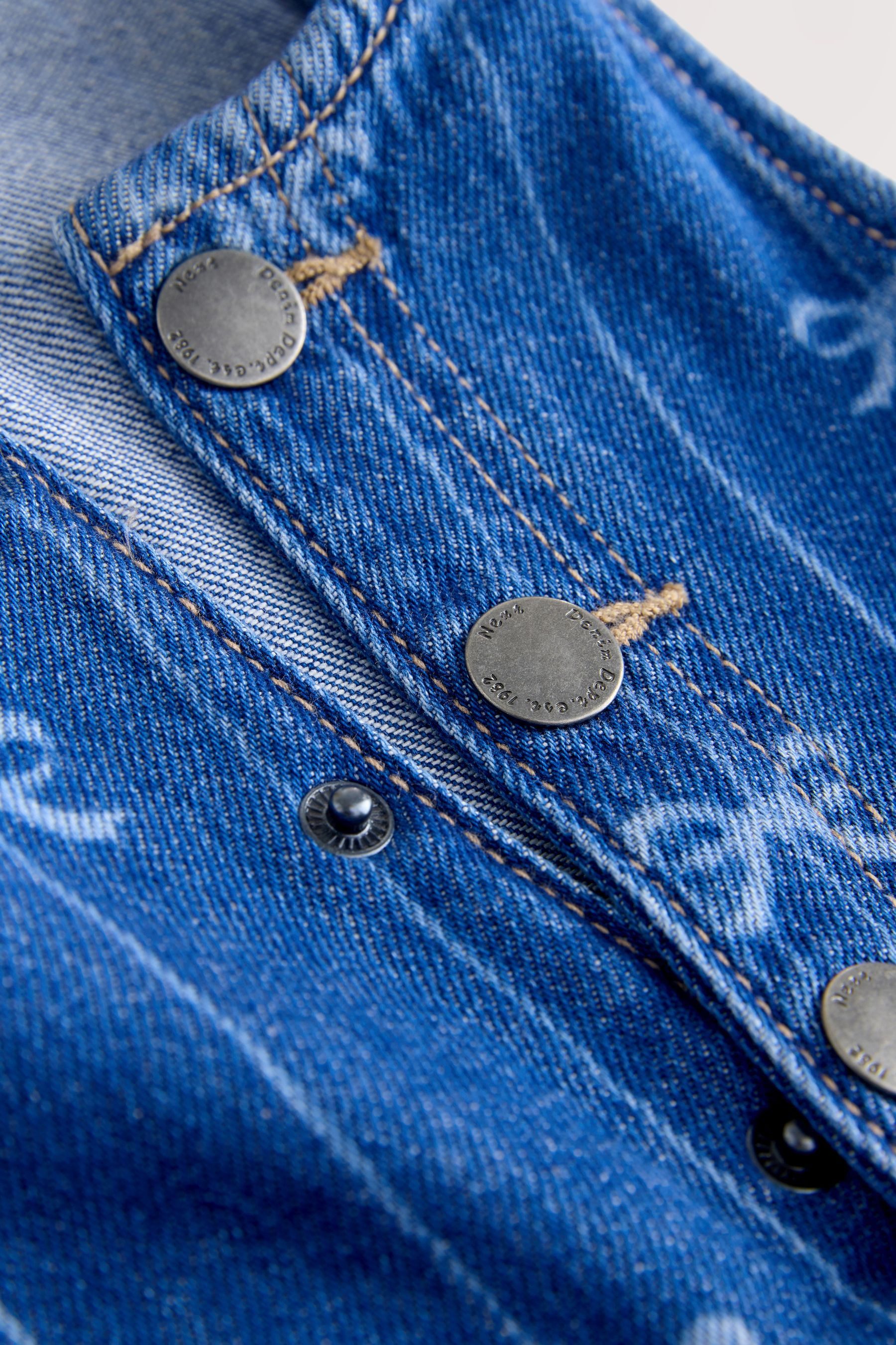 Next Jumpsuit Ärmelloser Denim-Jumpsuit (1-tlg) – Bild 5 von 5