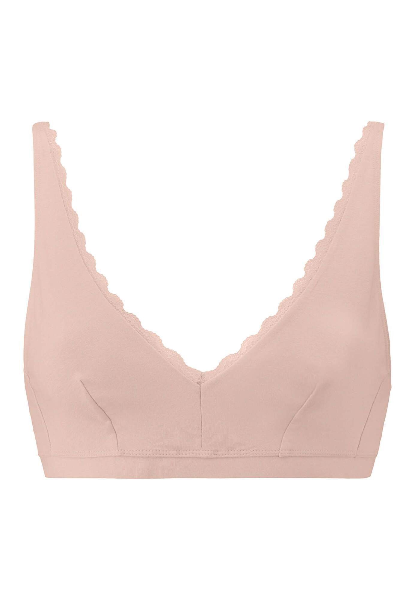 Hessnatur Bustier COTTON FEEL LACE aus Bio-Baumwolle (1-tlg)