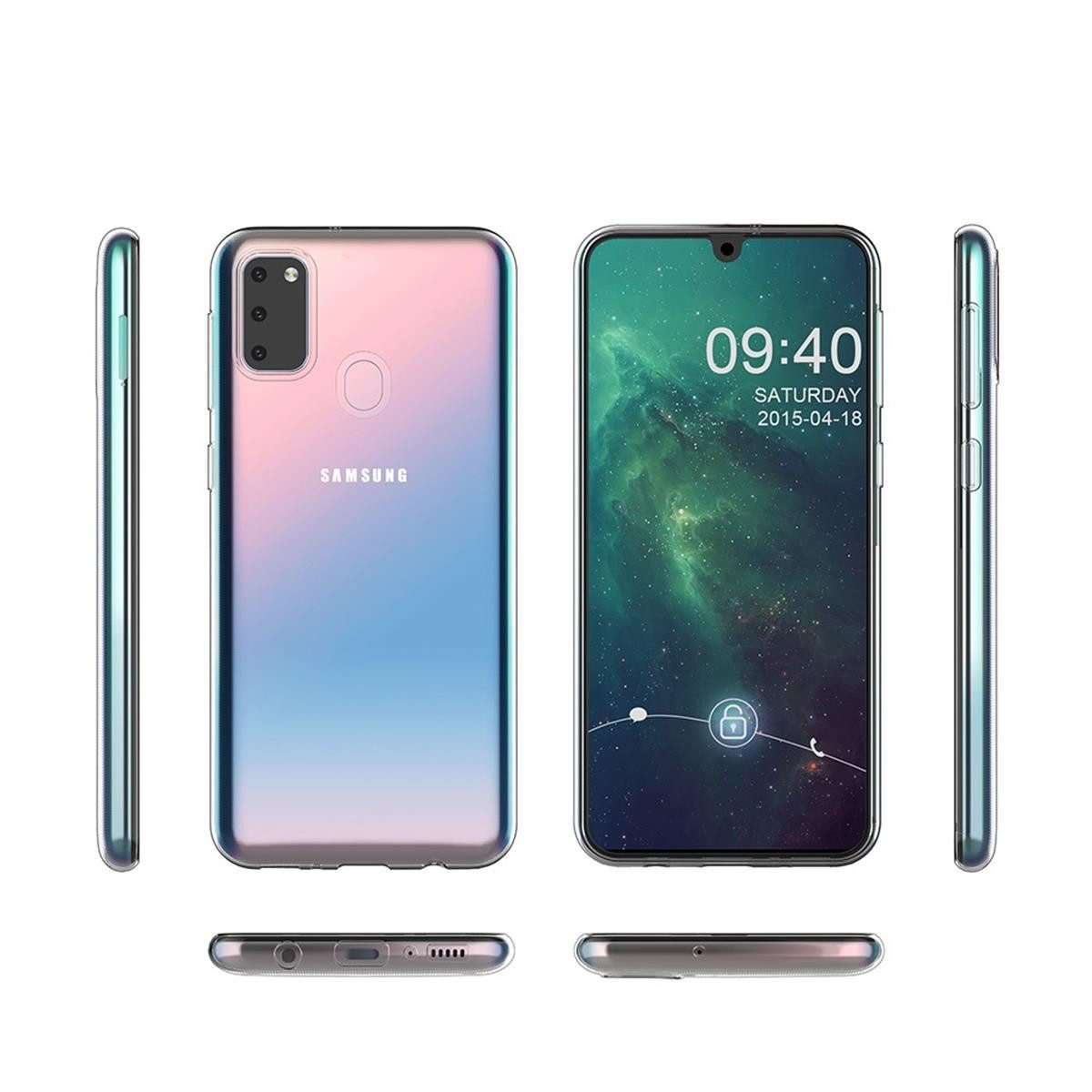 CoverKingz Handyhülle Hülle für Samsung Galaxy M30s Handyhülle Silikon Cover Bumper Handy